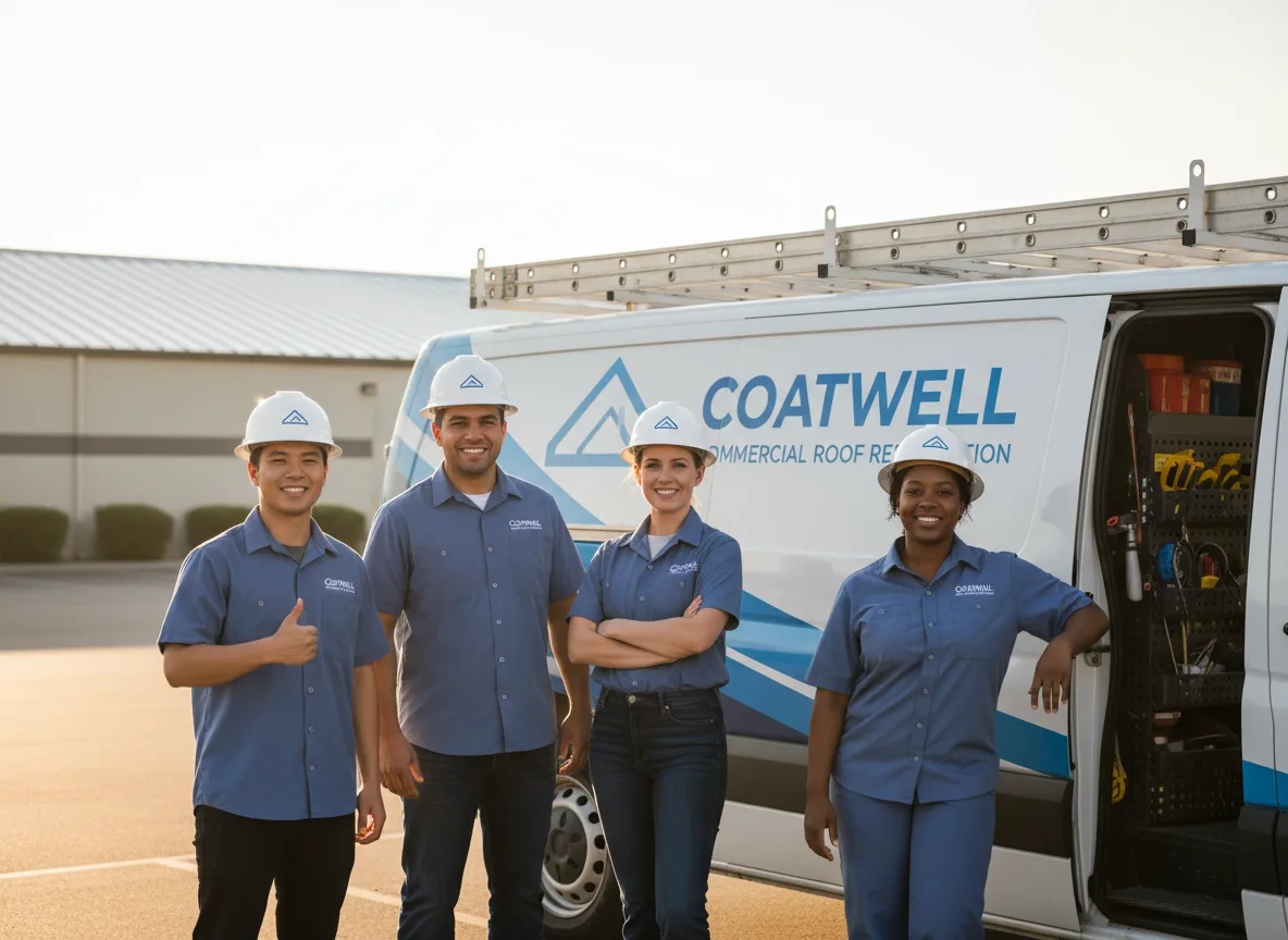Commercial roof coating company in Hidalgo, IL